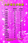 火疗价格表