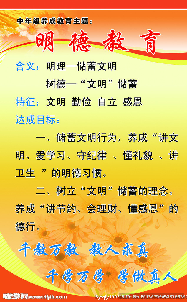学校 制度展板