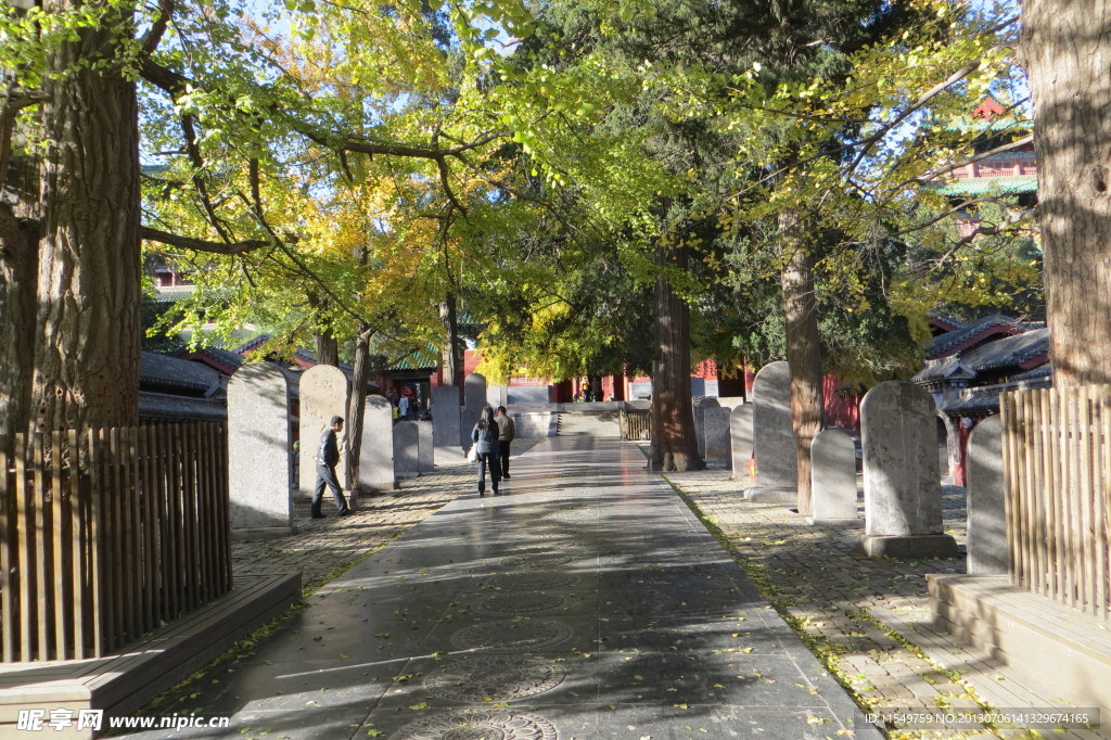 嵩山少林寺内景