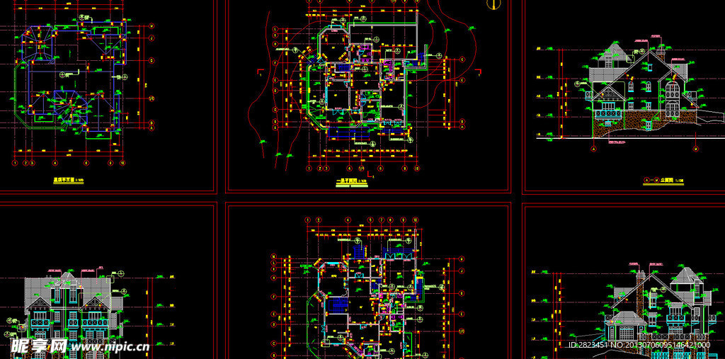 某别墅建筑施工图