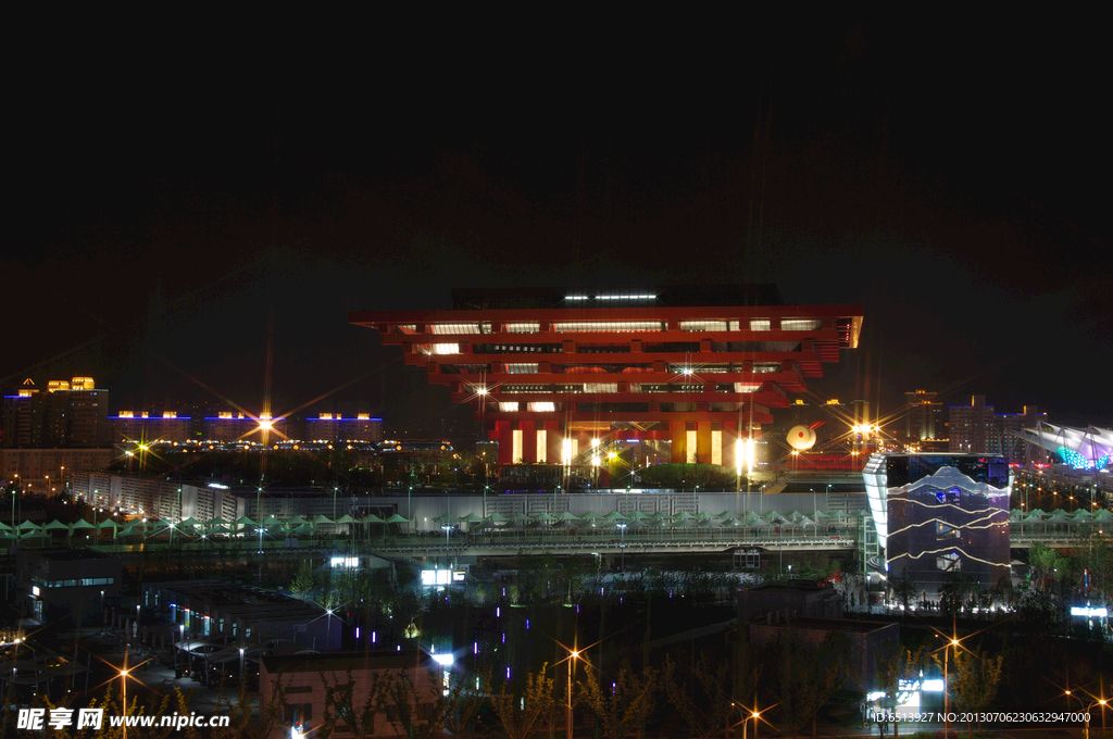 中国馆夜景