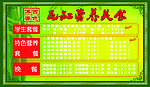 饮食展板