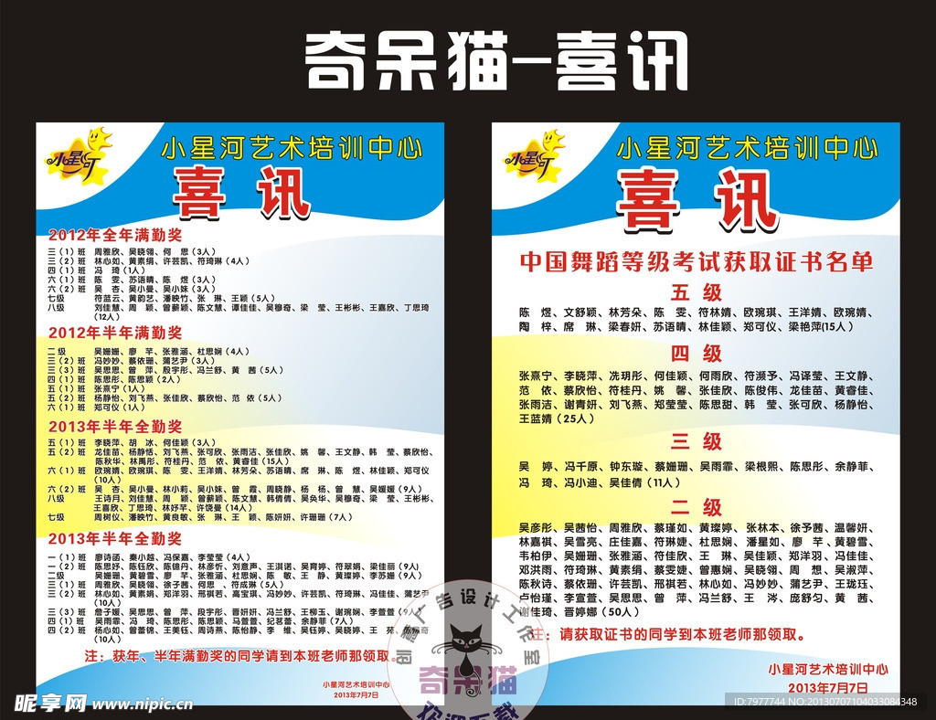 喜讯 满勤奖