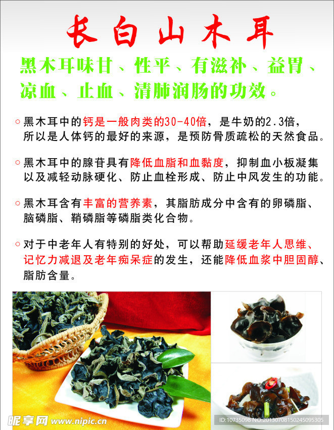 长白山木耳