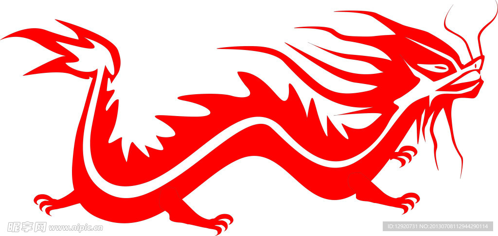 龙 线条