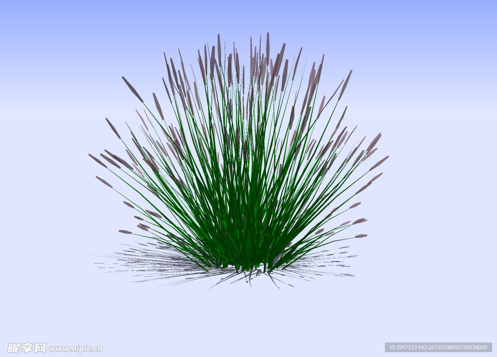 花草3D模型