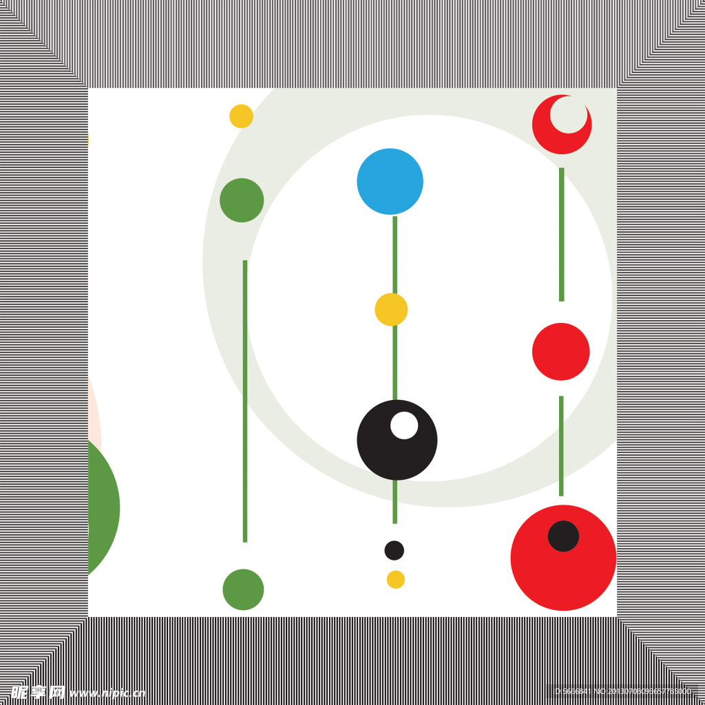 抽像无框画