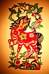 年画马