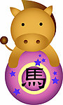 卡通马