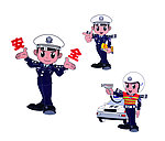 卡通交警