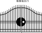 铁围墙大门