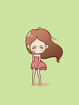 漫画小女孩