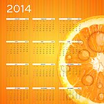 2014日历矢量素材