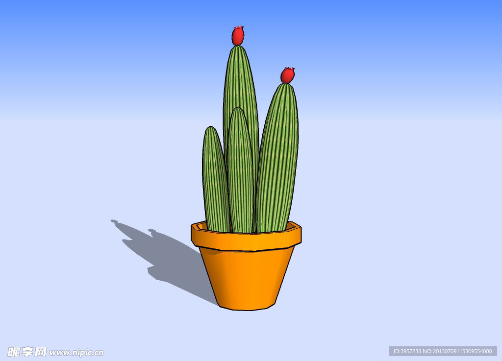 盆景3D模型