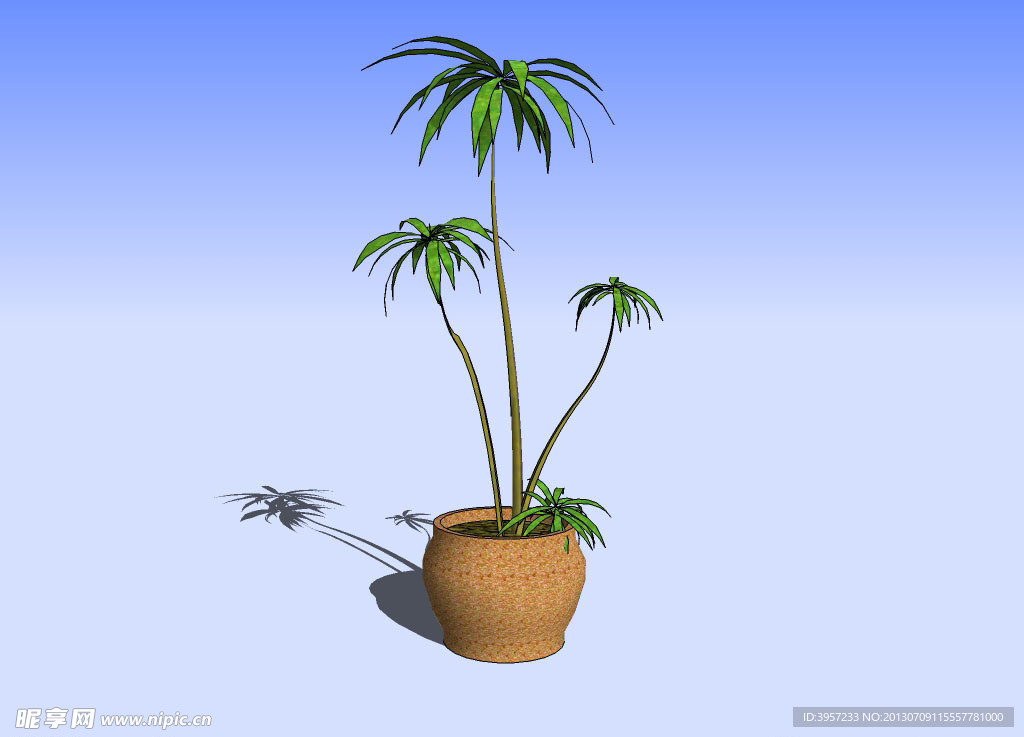 盆景3D模型
