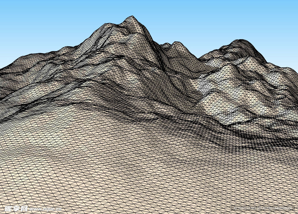 山体3D模型