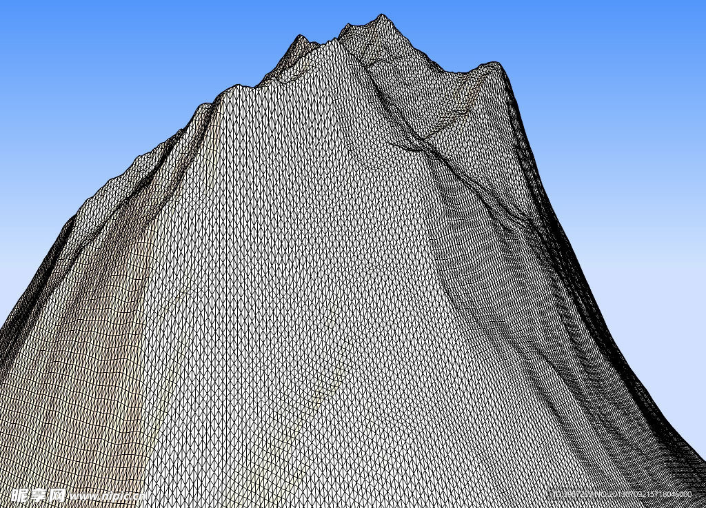 山体3D模型