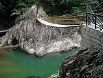 白水洋（索桥）