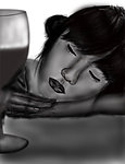 手绘美女