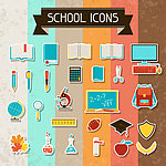 学校学生用品背景
