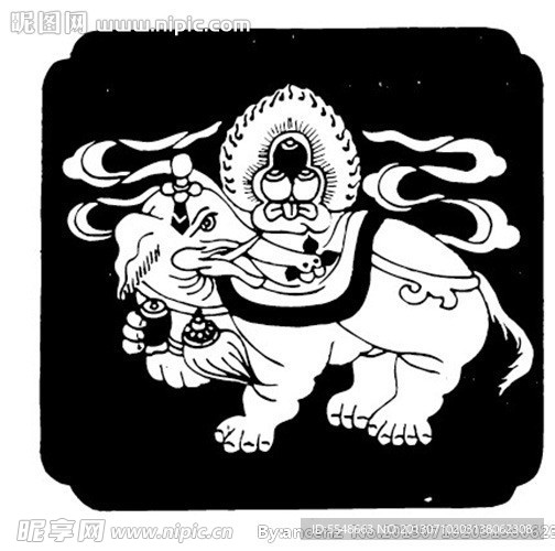 清代吉祥纹样象