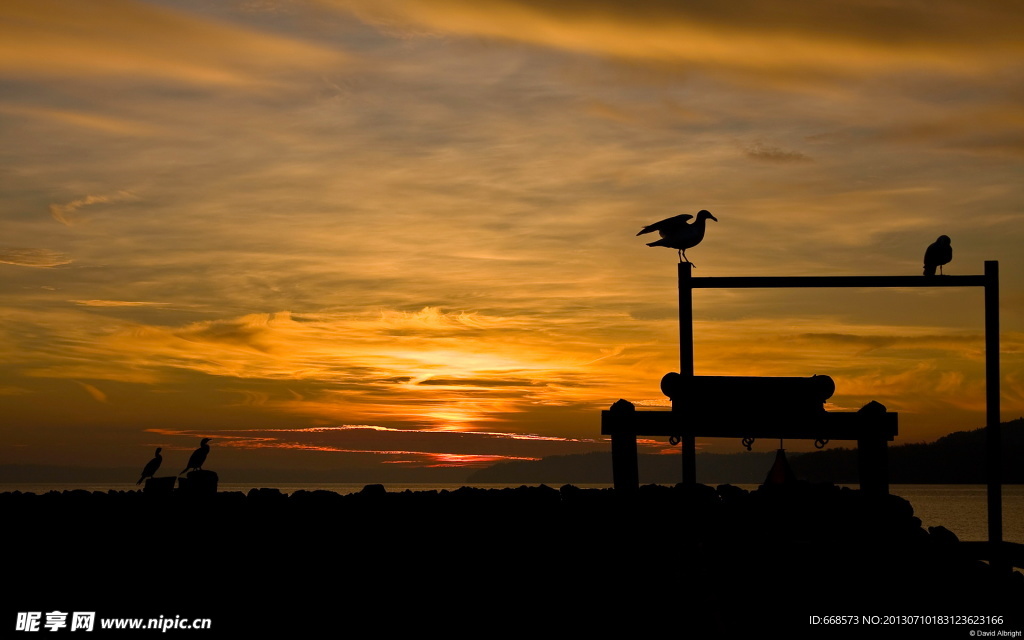 夕阳天空 夕阳 天空