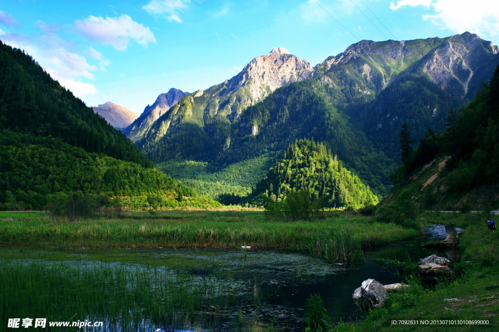 九寨沟甘海风景