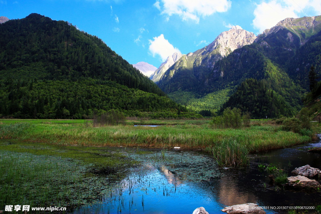 九寨沟甘海风景