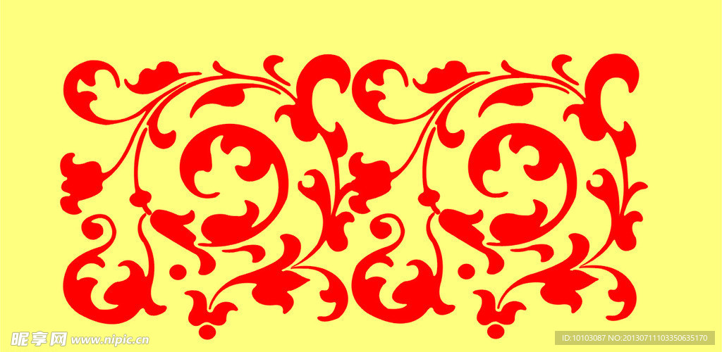 矢量花纹