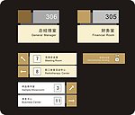 创意科室牌