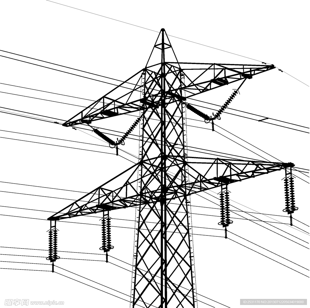 电线杆 输电塔 电塔