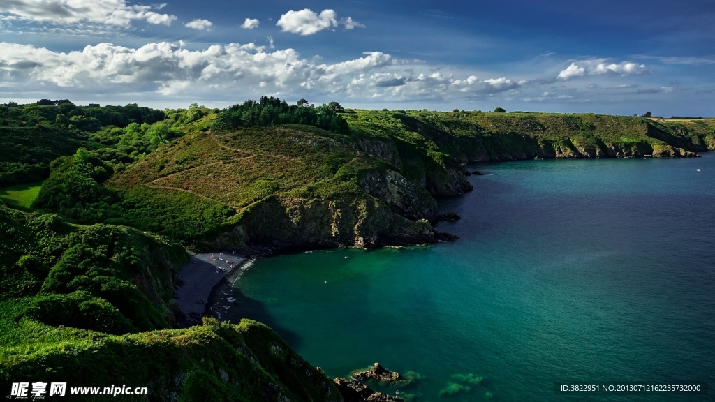 夏日海边风景