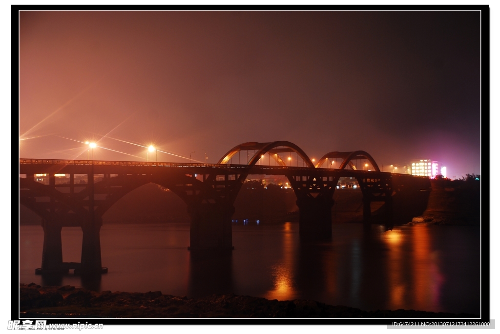 黔江大桥夜景