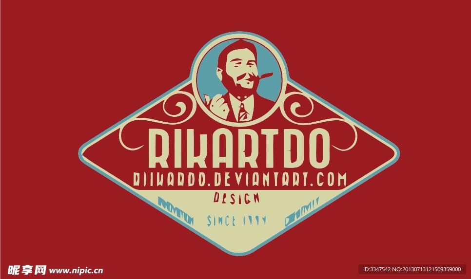 复古logo