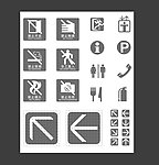 标识指示图标