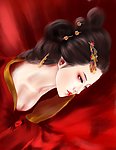 手绘美女图