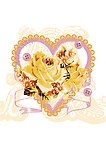 心形花卉