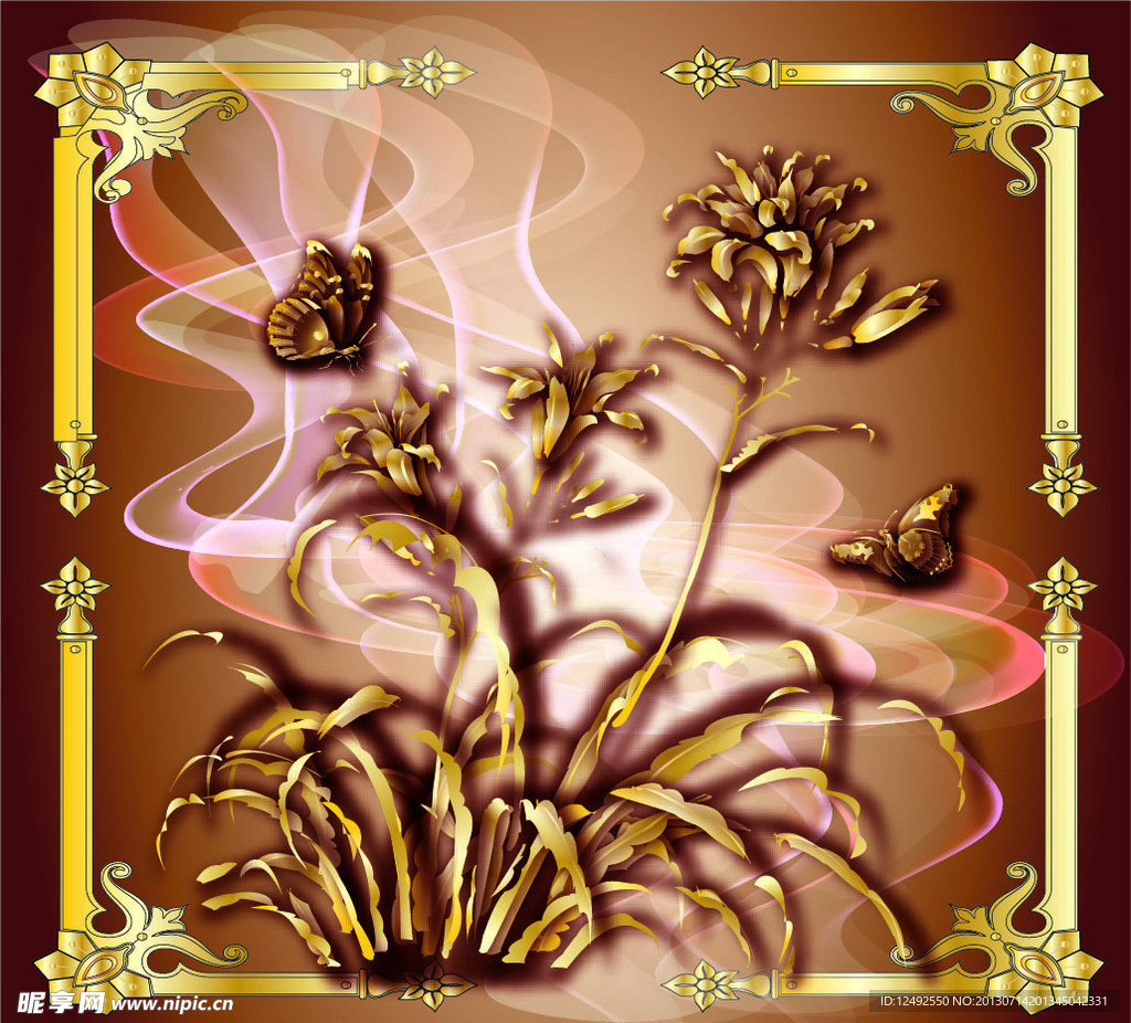 蝴蝶花草