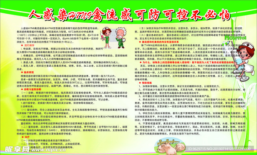 禽流感预防知识