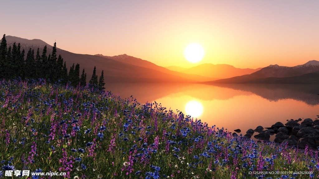 夕阳风景