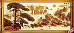 迎客松 风景画 装饰