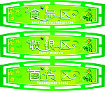 百货区展板