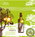 橄榄油促销海报
