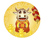 卡通牛