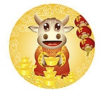 卡通牛