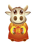 卡通牛