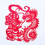 剪纸龙