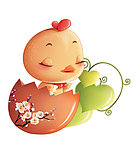 卡通鸡