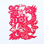 剪纸羊
