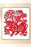 剪纸牛